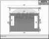 AHE 43374 Condenser, air conditioning
